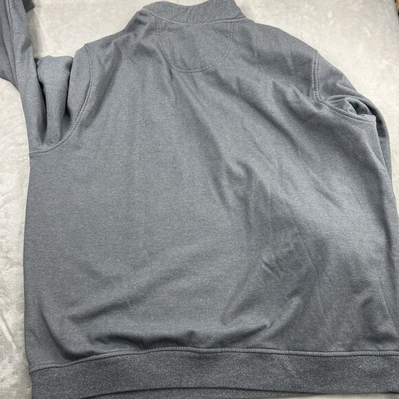 Izod Men’s Sweater Lot 3XLT Gray Black Pullover Knit Stretch 1/4 Zip Big & Tall - Picture 10 of 10
